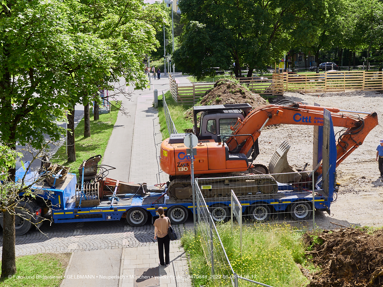 08.06.2022 - Baustelle zur Mütterberatung und Haus für Kinder